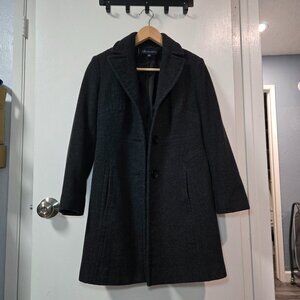Anne Klein Charcoal Gray Wool Coat PS – Classic Petite Fit